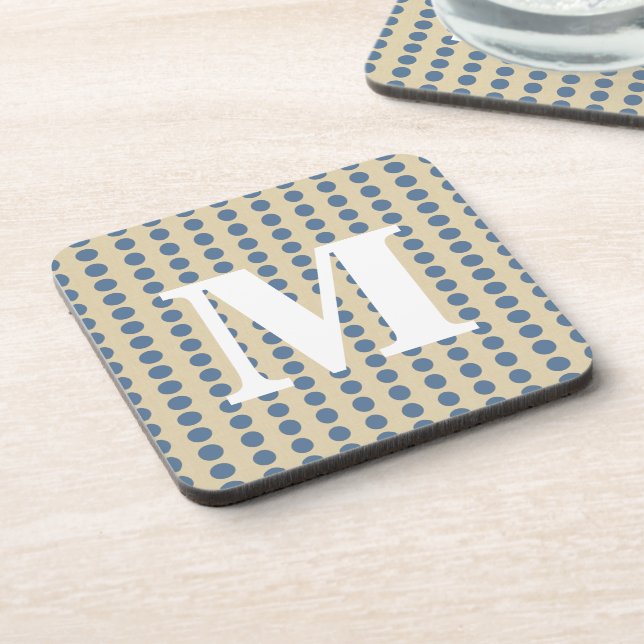 Porta-copo Pontos de humor de especiarias azuis de Caxemira c (Left Side)