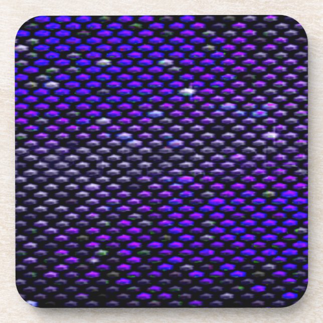 Porta-copo Pontos Divertidos - Preto, Blue Beink Coasters Set (Frente)