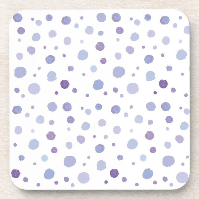 Porta-copo pontos pintados à mão (Frente)