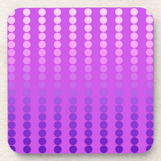 Porta-copo Pontos satíricos - violeta e orquídea (Frente)