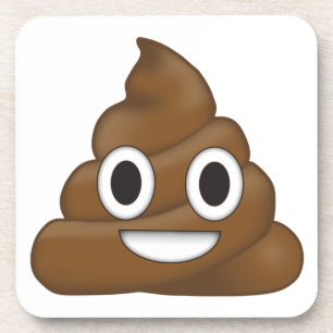 Porta-copo Poop emoji