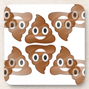 Porta-copo poop emojis