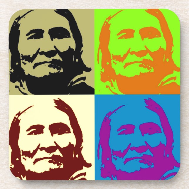 Porta-copo Pop Art Freedom Fighter Geronimo (Frente)