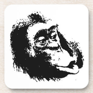 Porta-copo Pop Art Funny Chimpanzé