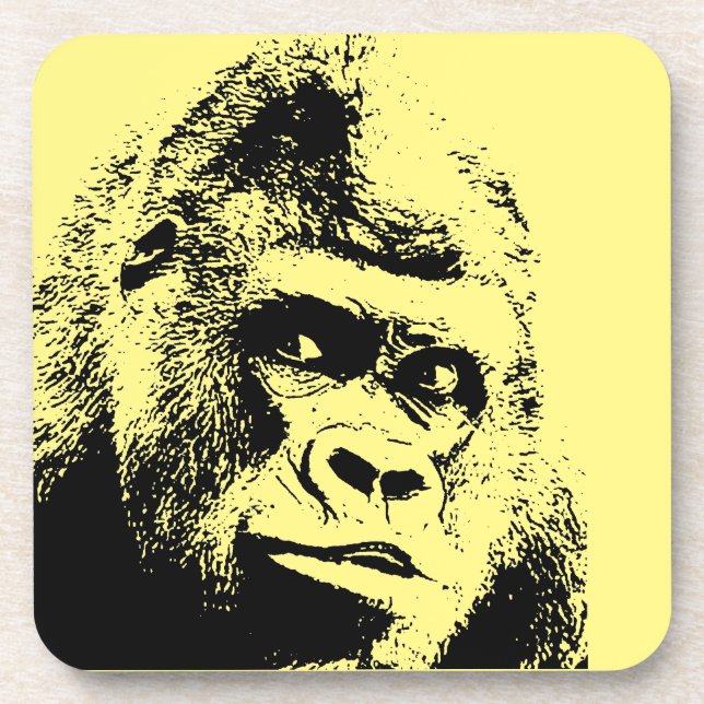 Porta-copo Pop Art Gorilla (Frente)