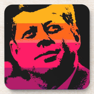 Porta-copo Pop Art Jack JFK John F. Kennedy