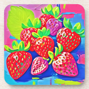 Porta-copo Pop Art Strawberry