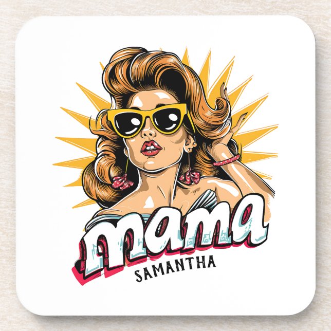 Porta-copo Pop da Mãe Personalizada Arte 1 (Frente)