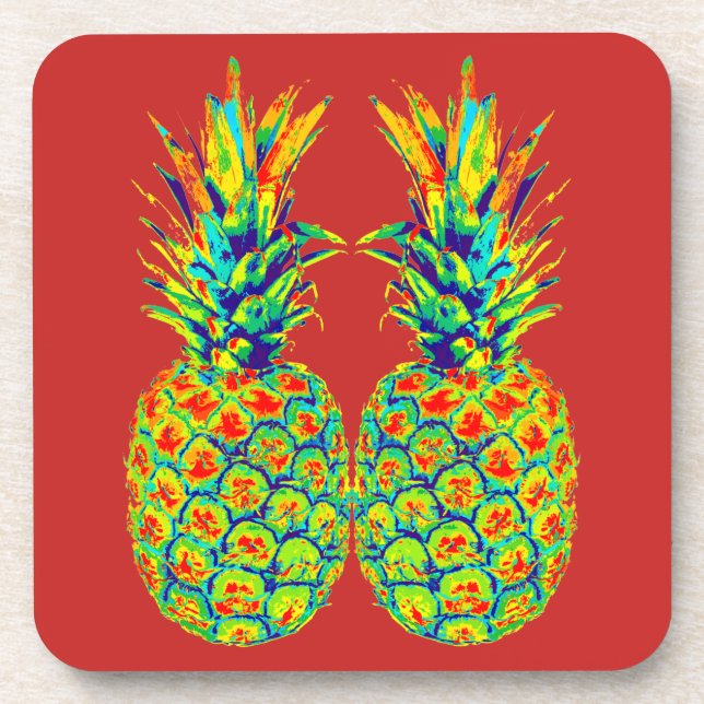 Porta-copo Pop de pinanás (Frente)