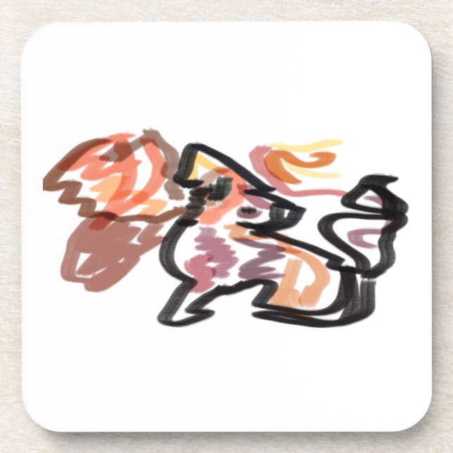 Porta-copo pôr do sol Wolf Autumn (Frente)