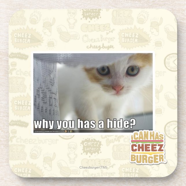 Porta-copo Por que você tem um couro cru? (Frente)