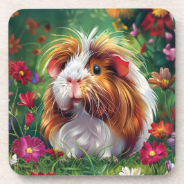 Porta-copo Porco guineense de longa distância entre flores