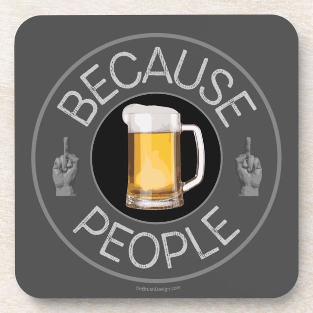 Porta-copo Porque Pessoas (cerveja) (Frente)