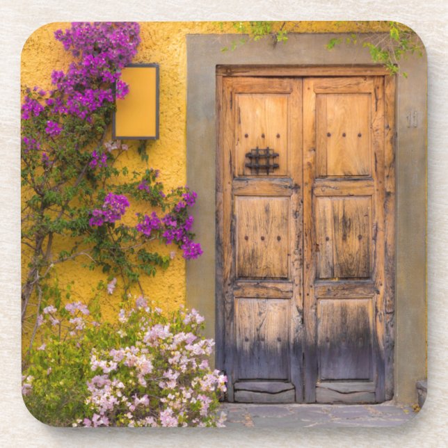 Porta-copo Porta de madeira (Frente)