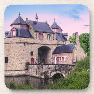 Porta-copo Porta histórica da cidade em Bruges