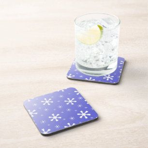 Porta-copo Portas copos Blue Snowflakes