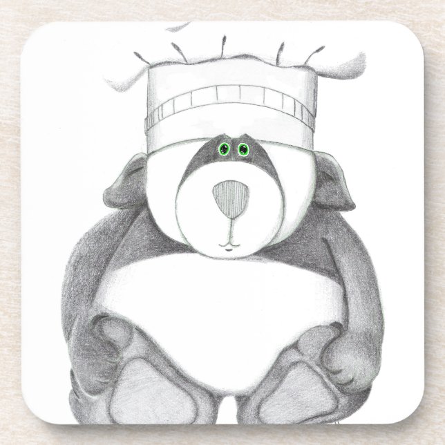Porta-copo Portas copos com Imagem do Urso de Panda (Frente)