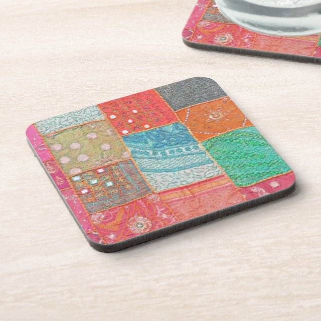 PORTA-COPO PORTAS COPOS/CONJUNTO DE 6 "PATCHWORK MULTI-COLOR" (Left Side)