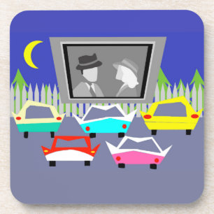 Porta-copo Portas copos da cortiça do filme do cinema ao ar