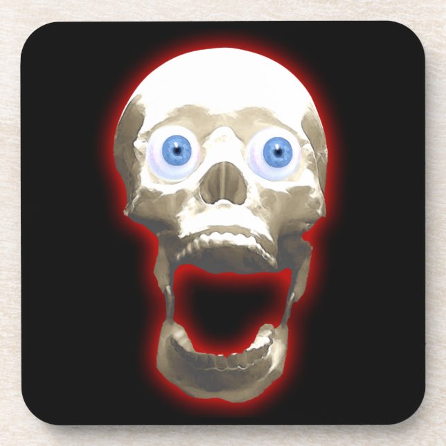 Porta-copo Portas copos de Arte Crânio Gótica assustadoras (Frente)