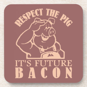 Porta-copo PORTAS COPOS de cores personalizadas PIG TO BACON