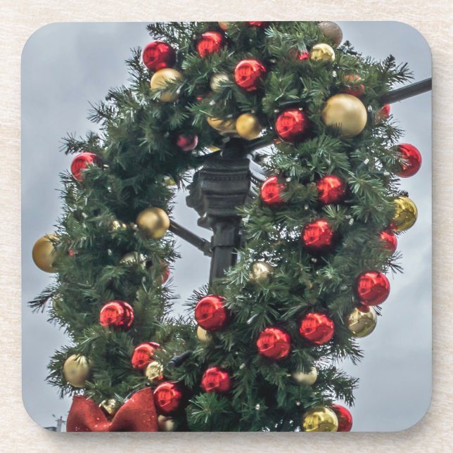 Porta-copo Portas copos de exibição de Natal Garland (Frente)