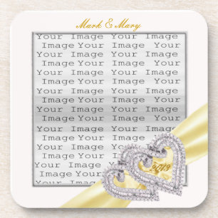 Porta-copo Portas copos de Fita de Limão de Corações Perso