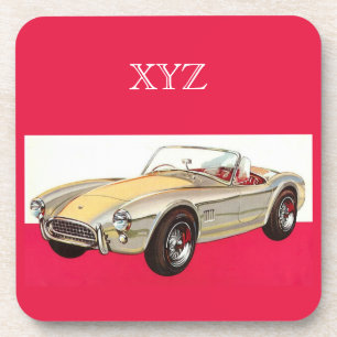 Porta-copo portas copos de monograma personalizadas carro vin