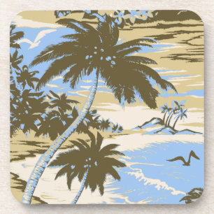 Porta-copo Portas copos de Napili Bay Hawaiian Cork