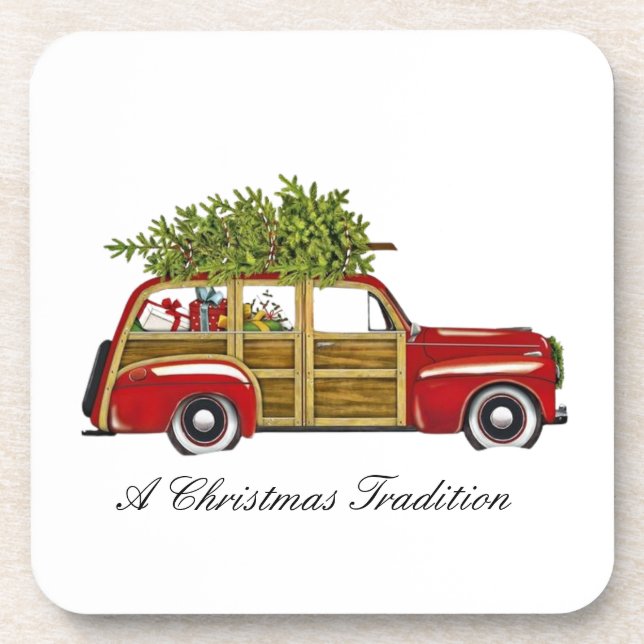 Porta-copo Portas copos de Natal (Frente)