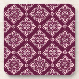 Porta-copo Portas copos de Padrão Floral Elegante Vintage - C