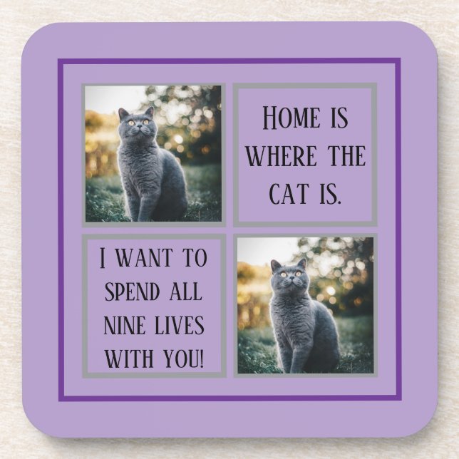 Porta-copo Portas copos de Pet de Impressão de Paw Personaliz (Frente)