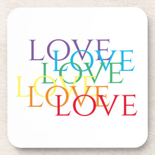 Porta-copo PORTAS COPOS de plástico do Duro RAINBOVE LOVE