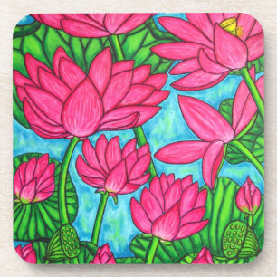 Porta-copo Portas copos de plástico Lotus Bliss - Embalagem d