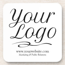 Porta-copo Portas copos de plástico quadradas com logotipo de