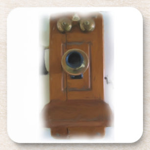 Porta-copo Portas copos de telefone Vintage - Conjunto de 6