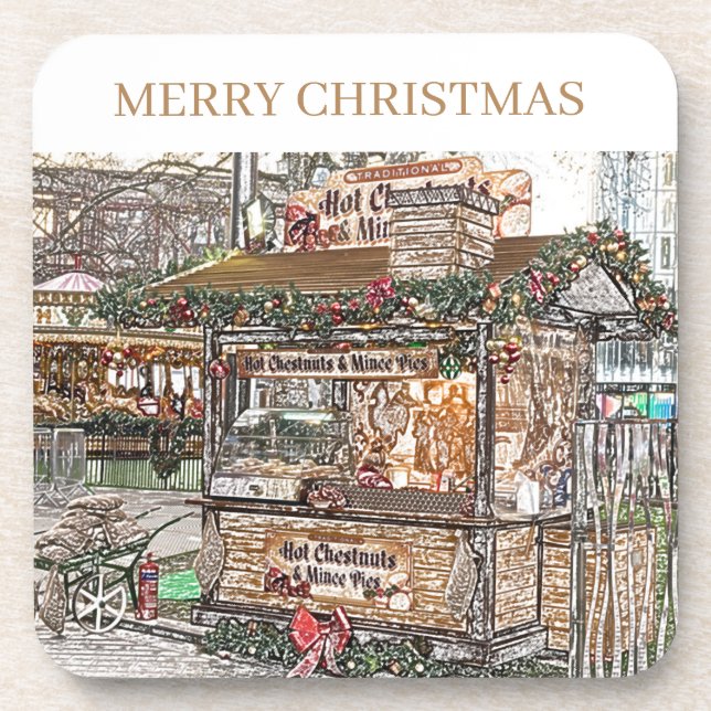 Porta-copo Portas copos de vista de quiosques quentes (Frente)