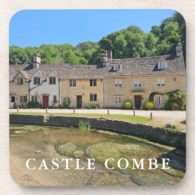 Porta-copo Portas copos de visualização de Castle Combe (Frente)