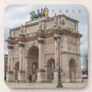 Porta-copo Portas copos de visualização do Arc du Carrousel e