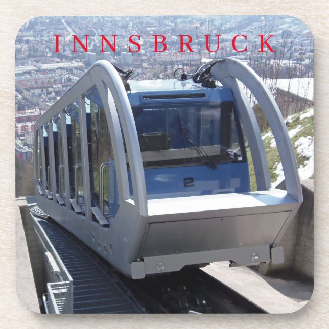 Porta-copo Portas copos de visualização funicular Innsbruck (Frente)