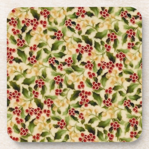 Porta-copo Portas copos do azevinho do Natal