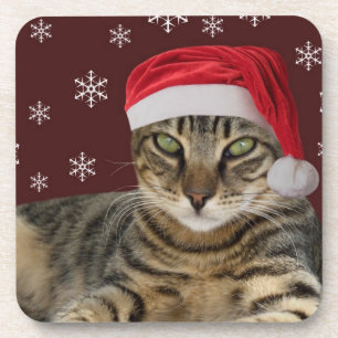 Porta-copo Portas copos do gato do papai noel