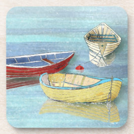 Porta-copo Portas copos dos barcos da manhã do verão em