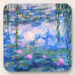 Porta-copo Portas copos dos lírios de água de Monet<br><div class="desc">Portas copos dos lírios de água de Monet. Pintura a óleo em canvas desde 1916. Monet pintou sua lagoa famosa do lírio de água obsessiva durante os anos finais de sua carreira, seleccionando a inspiração da luz do sol e seu efeito de deslocamento na água e as flores e a...</div>