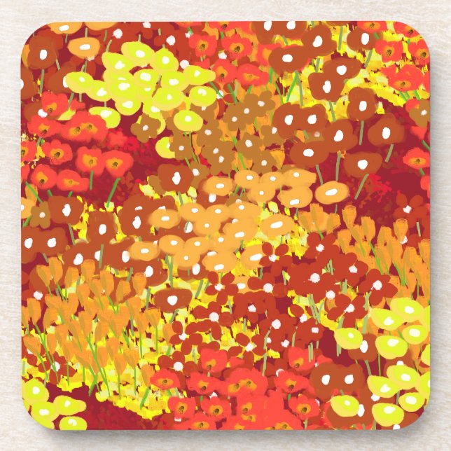 Porta-copo Portas copos dos Wildflowers do verão (Frente)