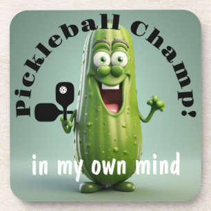 Porta-copo Portas copos Engraçadas de Pickleball com corkback