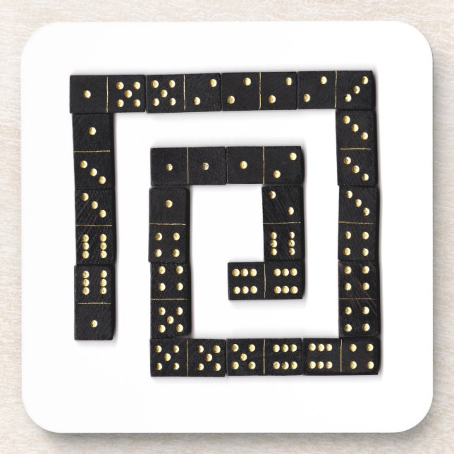 Porta-copo Portas copos espirais do dominó (Frente)