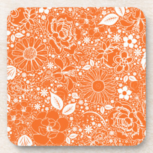 Porta-copo Portas copos Laranja de Belezas Botânicas