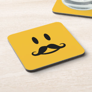 Porta-copo Portas copos personalizadas de bigode feliz