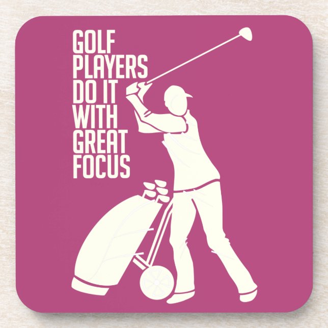 Porta-copo Portas copos personalizadas GOLF PLAYER (Frente)